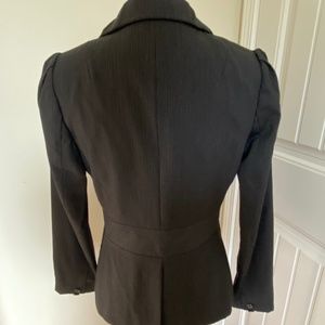 Grey pinstripe blazer